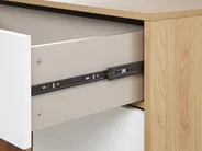 2 Door Sideboard ITACA Brown/ White_789822