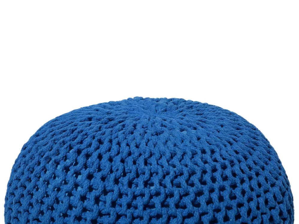 Pouf CONRAD Baumwolle Marineblau_813949