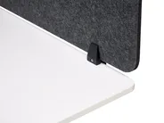 Desk Screen SPLIT 120 x 50 cm Dark Grey_1071828
