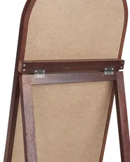Standspiegel CHELLES 150 cm Paulownia-Holz Dunkelbraun_830375