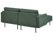 Ecksofa 2-Sitzer BREDA Stoff Grün rechtsseitig_876139