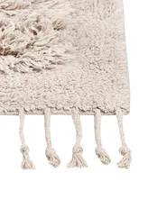 Teppich BITLIS Hellbeige 80 x 300 cm Baumwolle_1063756