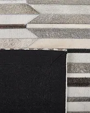 Teppich KULALAR Beige 160 x 230 cm Echtleder_787226