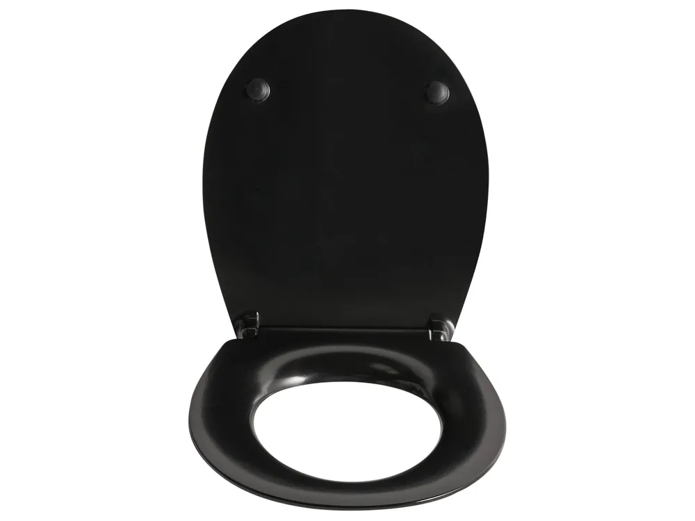 WC-Sitz PUTUMAYO  schmal Soft-Close-Funktion Duroplast Schwarz_1016553