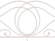 Bett mit Lattenrost Metall LYRA 120 x 200 cm Hellbeige_1161996