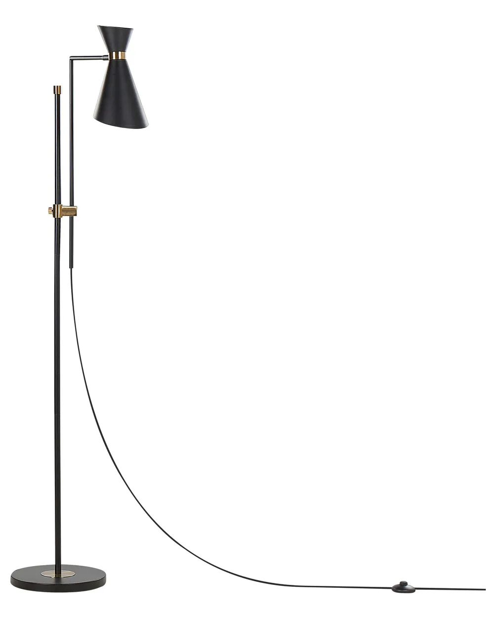 Stehlampe MELAWI Metall Schwarz_879675
