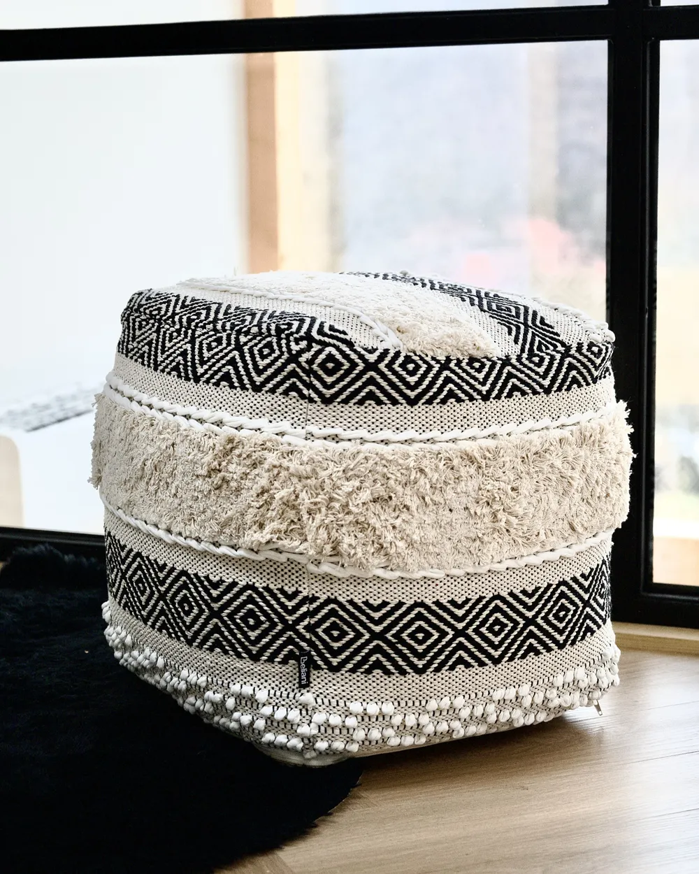 Pouf KANAM Baumwolle Hellbeige_1054362