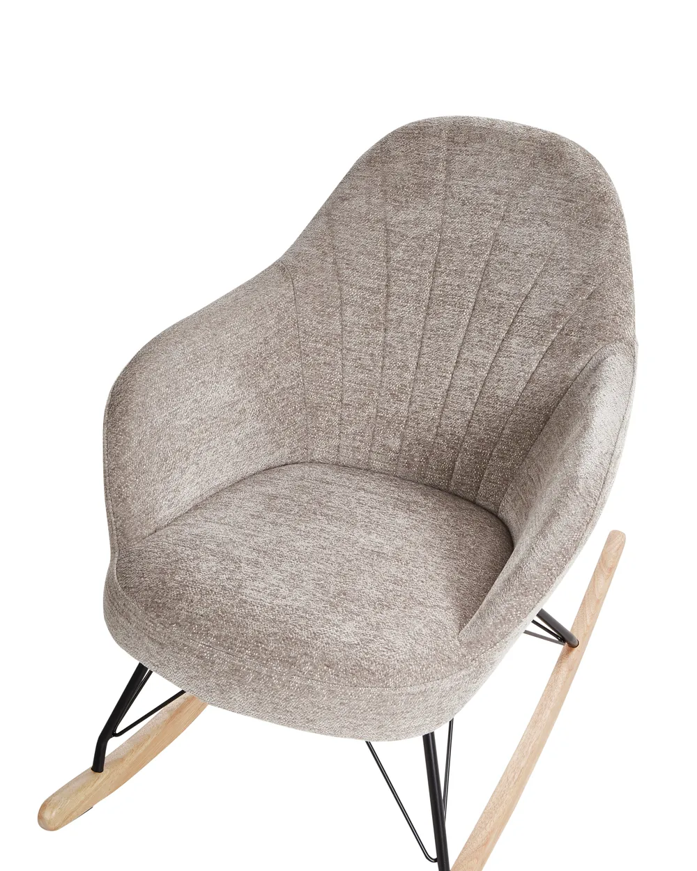 Schaukelsessel SKALE Stoff Taupe_972733
