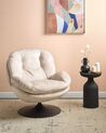 Drehsessel NOLVIK Samtstoff Hellbeige