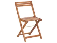 Gartenmöbel Set 4-Sitzer FRASSINE mit Schirm (12 Optionen) Akazienholz Naturfarben_922537