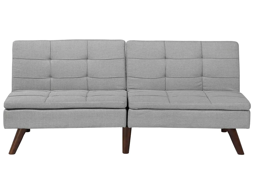 Schlafsofa 3-Sitzer RONNE Stoff Hellgrau