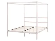 Himmelbett Metall LESTARDS 160 x 200 cm Hellbeige_1165344