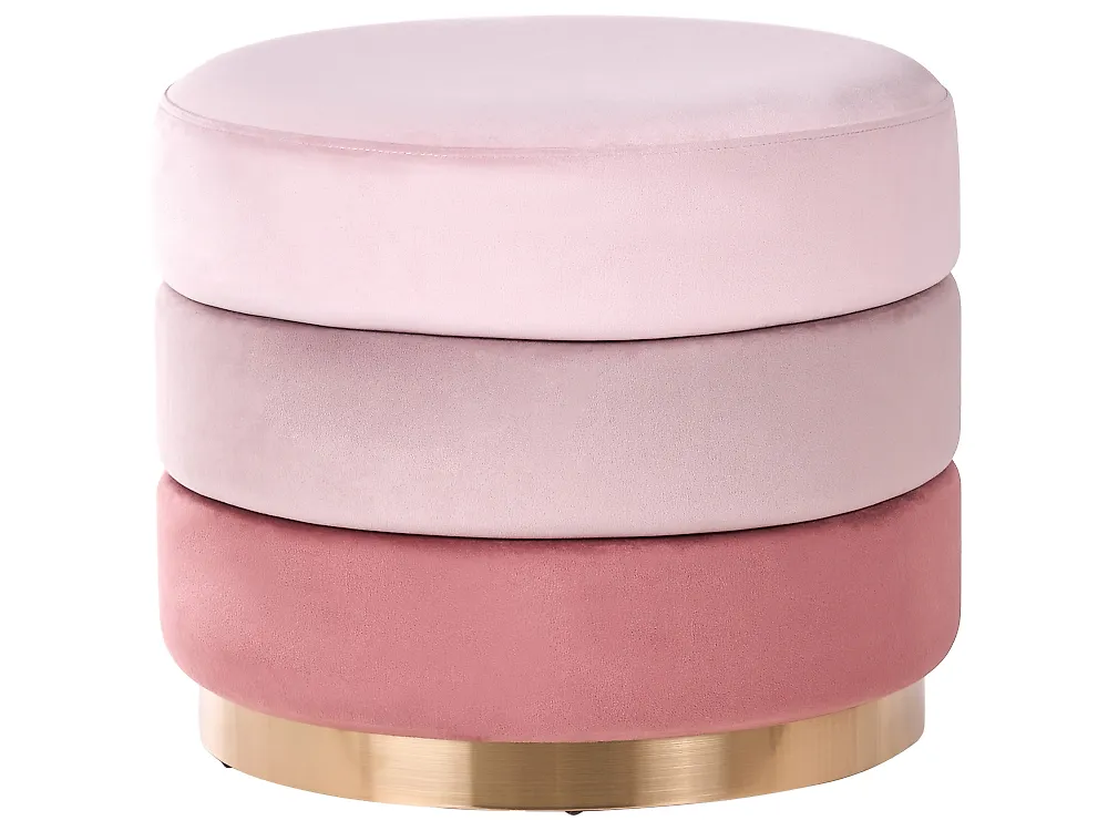 Pouffe LOUIN Velvet Pink