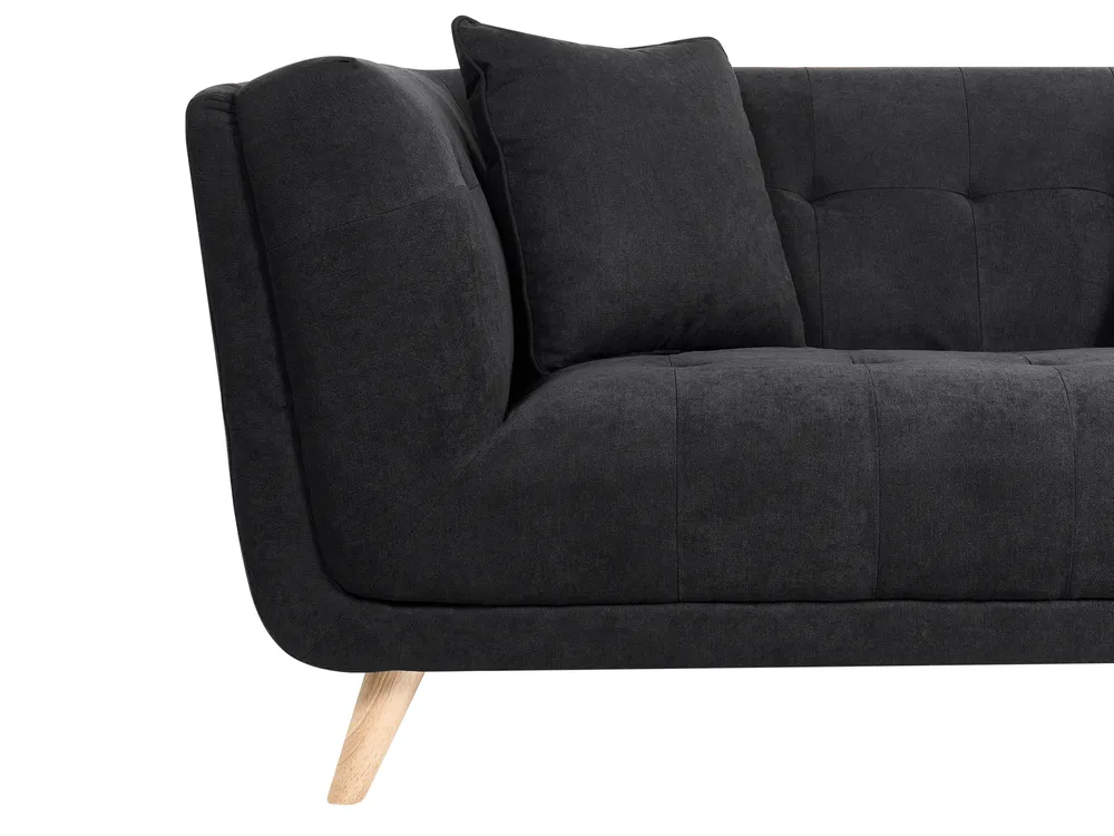 Sofa 2-Sitzer HABO Stoff Schwarz_1085479