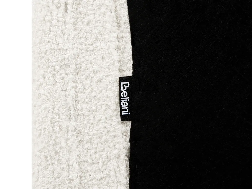 Bed Boucle AMBILLOU 160 x 200 cm (EU King Size) Off-White_967585