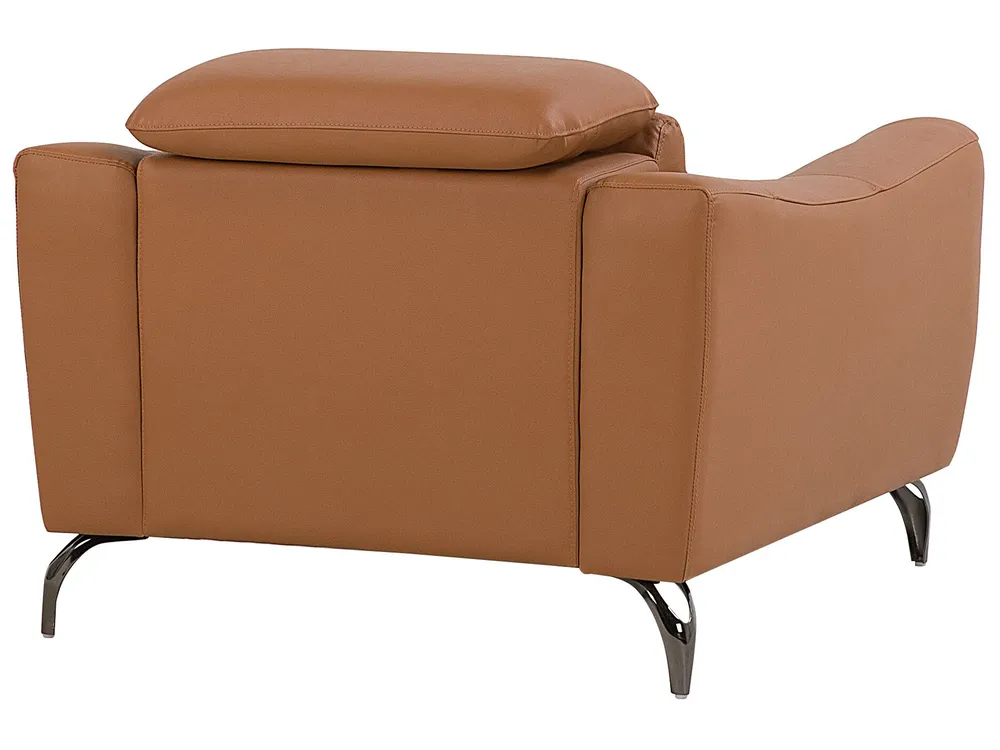 Sofa Set 4-Sitzer NARWIK Echtleder Braun_720664