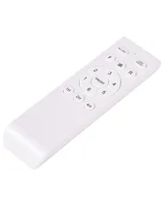 Ventilateur de plafond avec lampe BIVENS Avec télécommande LED Beige clair_1133273