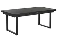 Gartenmöbel Set 6-Sitzer VALCANETTO/BUSSETO Metall Schwarz_846187