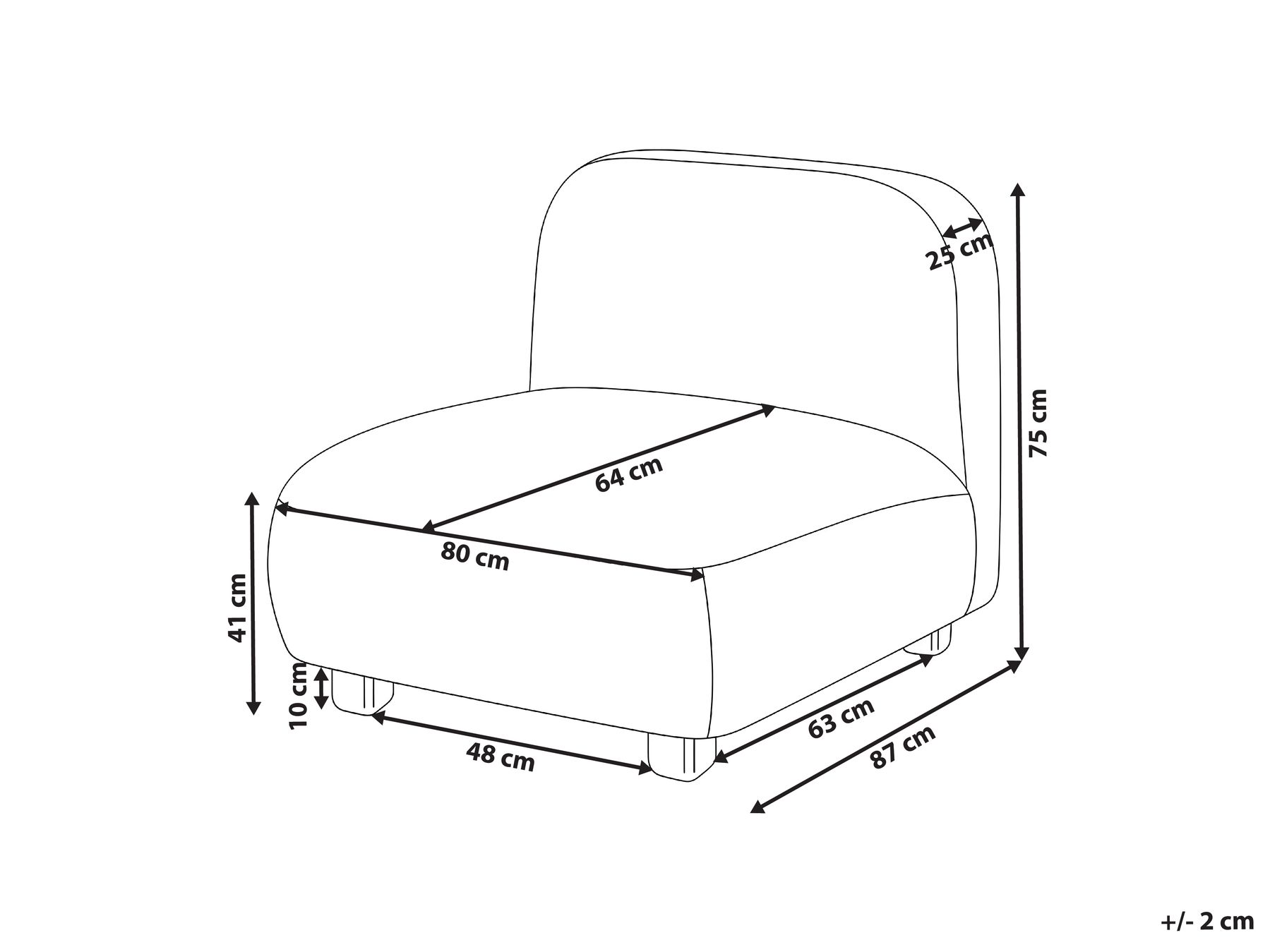 Sesselmodul AMLI Stoff Hellgrün_1069863