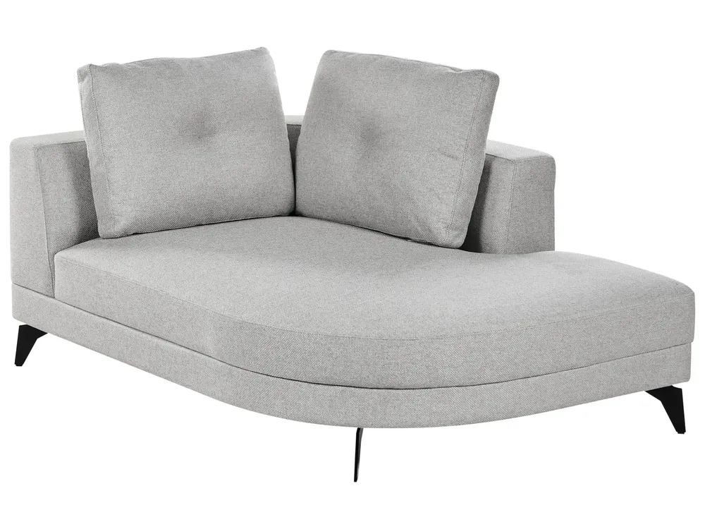 Chaiselongue YURI Kunstleinen Grau_1021598