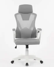Office Chair IGNIS Faux Leather Light Grey_1173774