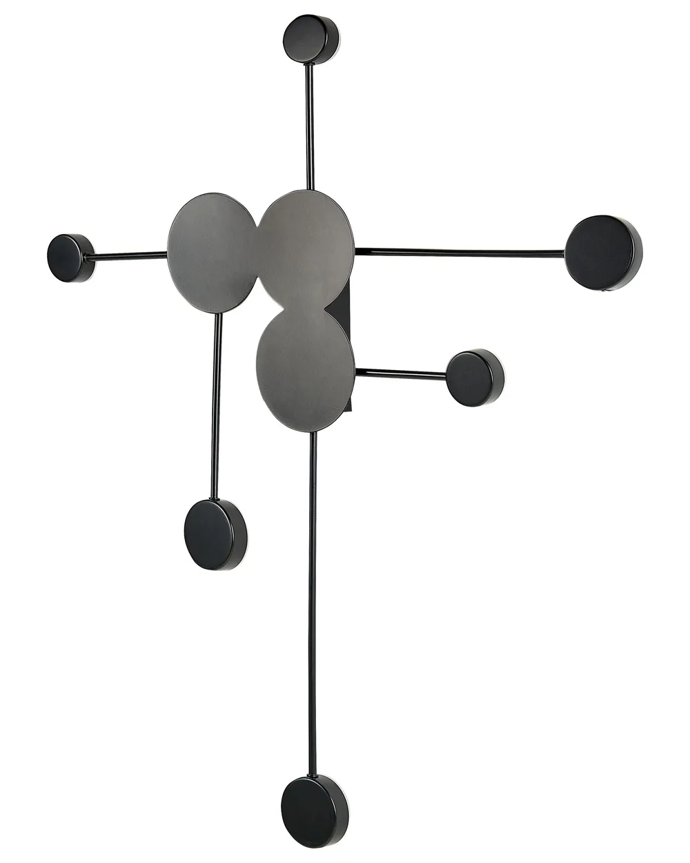 LED Wall Lamp MARIATO Metal Black_872309