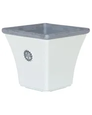 Blumenkübel ELATEIA 32 cm Weiß_739707