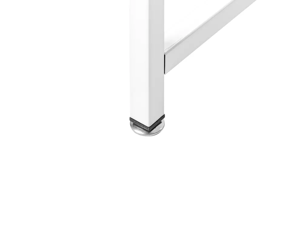 Eckschreibtisch TACONY 180 cm 140 cm mit Stauraum Weiß_1044279