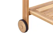 Gartenmöbel Set mit Servierwagen 8-Sitzer SASSARI II zertifiziertes Akazienholz Hellbraun_923831