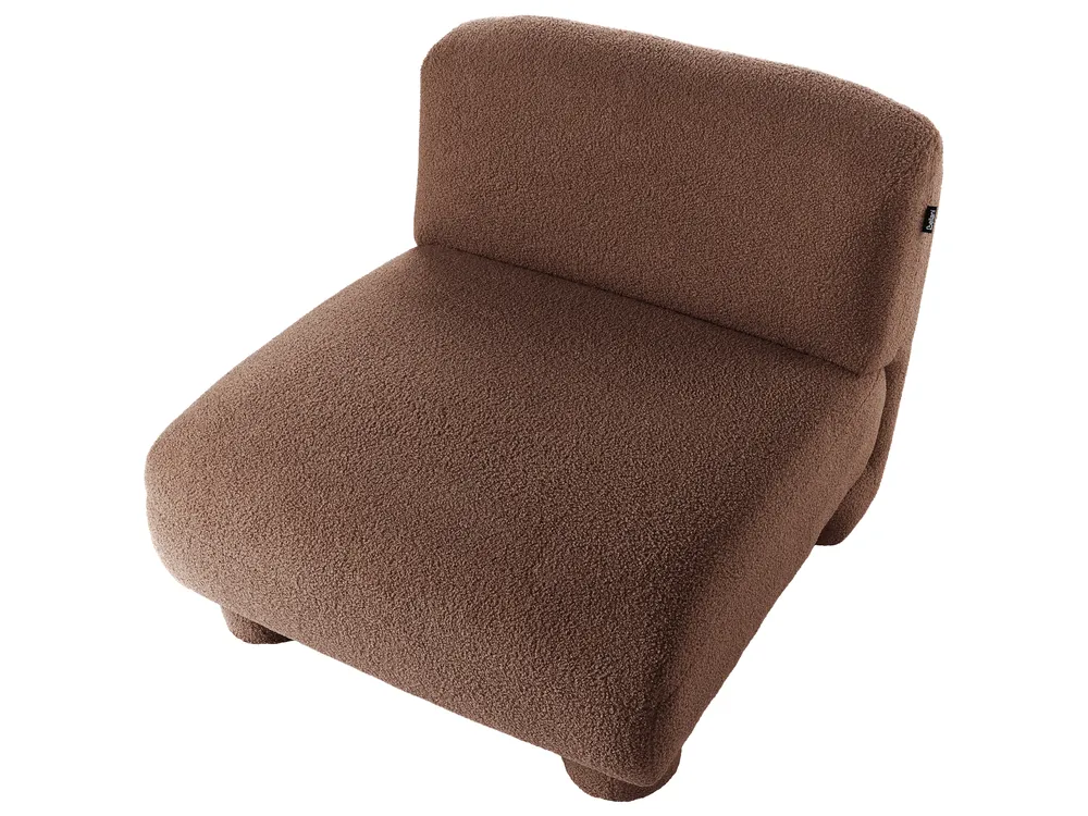 Modulsofa Set 4-Sitzer MJALBI Bouclé Braun_1075390