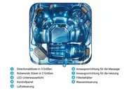 Outdoor Whirlwanne mit LED TULAROSA Blau_820188