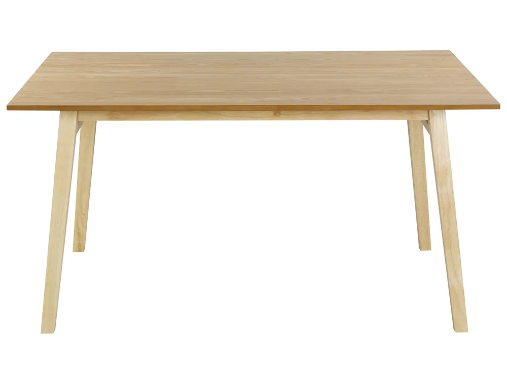 Esstisch VARLEY Naturfarbene Esche 150 cm 90 cm_897122