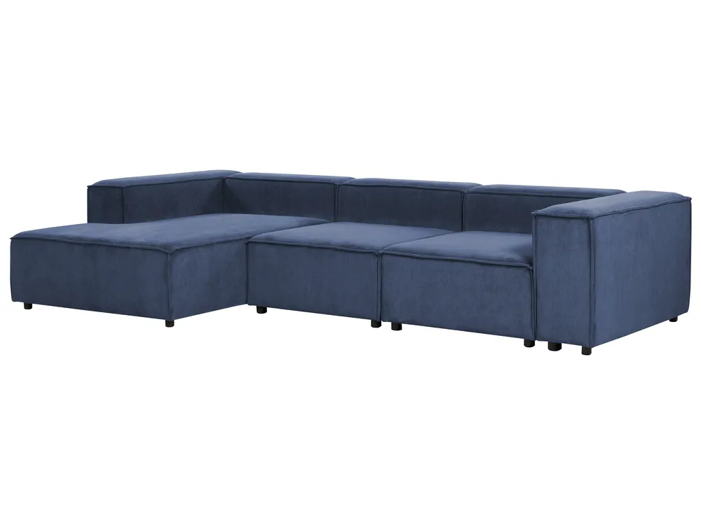 Modul Ecksofa 4-Sitzer ARDAL Cord Dunkelblau rechtsseitig_1008747