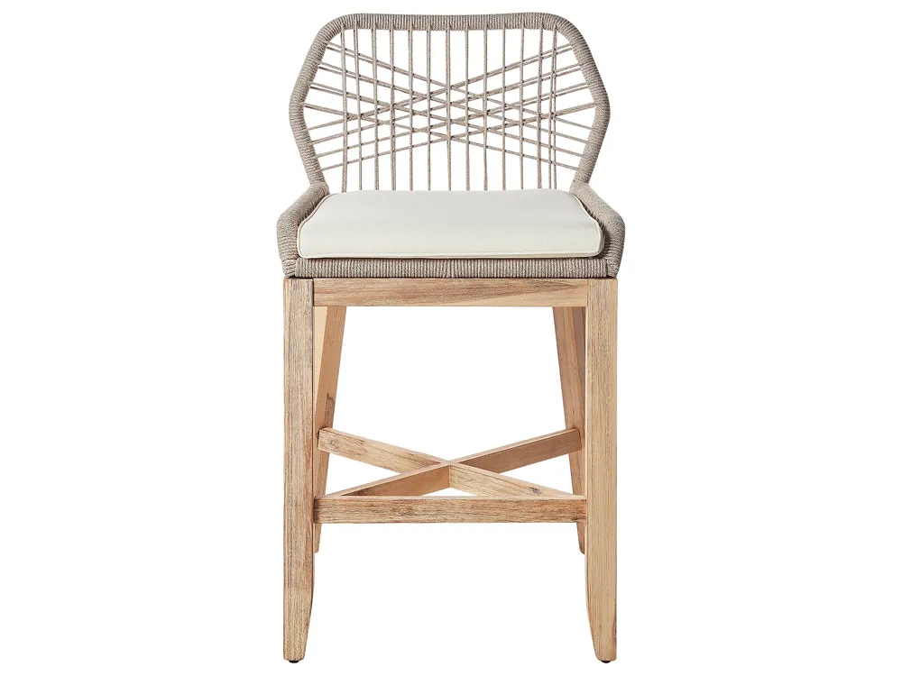 Bistro Set inkl. Kissen TALAMONE Akazienholz Grau_932236