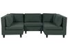U-förmiges Modulsofa 5-Sitzer UNSTAD Stoff Dunkelgrün
