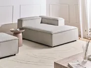 Linksseitige Chaiselongue ARDAL Cord Taupe_1011022