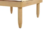 Lounge Set mit Tisch 4-Sitzer CREMONA Akazienholz Hellbraun / Cremeweiß rechtsseitig_834056
