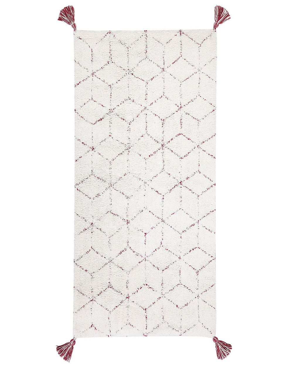 Rug SAKARYA White 80 x 150 cm Cotton