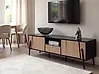 TV-Möbel BLACKPOOL Braun / Schwarz