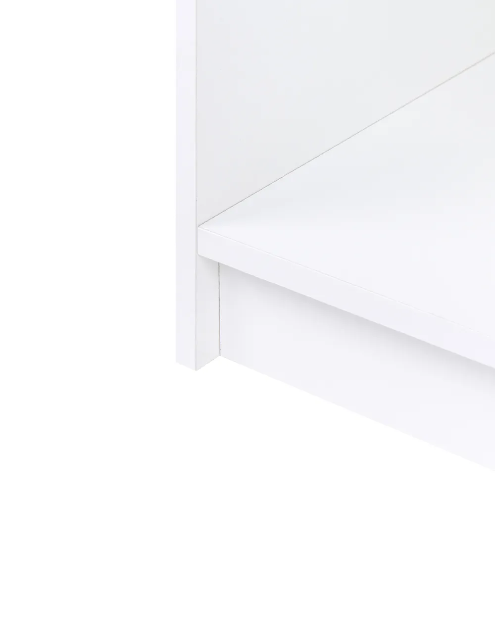 Bücherregal mit 3 Ebenen ZEHNA 117 cm Weiß_1026469