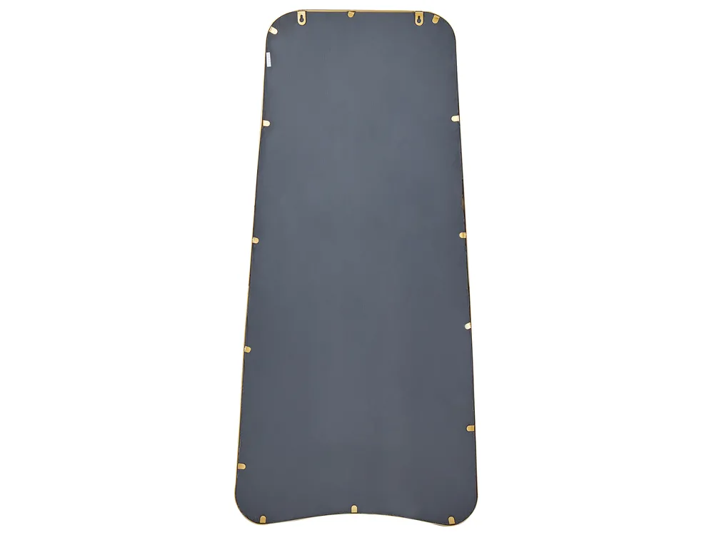 Wandspiegel LEVET 58 cm 122 cm Metall Gold_900662