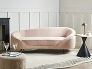 Sofa 2-Sitzer SAVAR Bouclé Beige_1058946