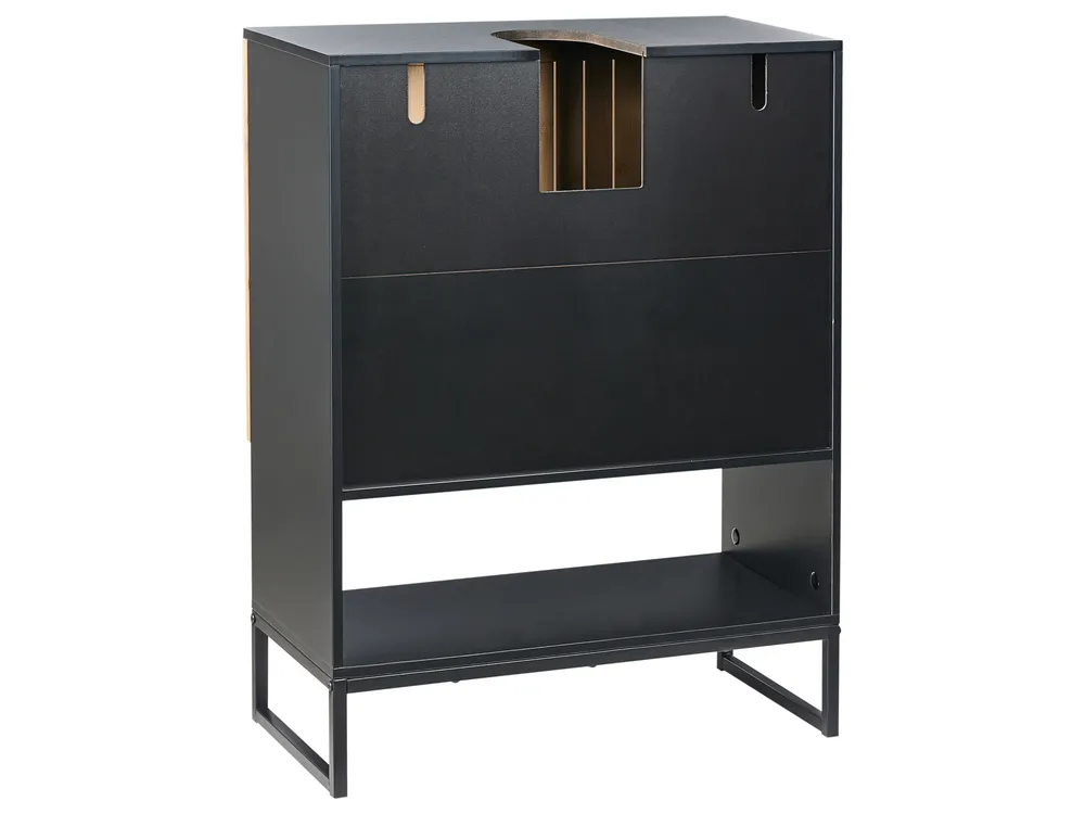Waschbeckenunterschrank MISCANTI 60 cm Bambus Hellbraun_1014143