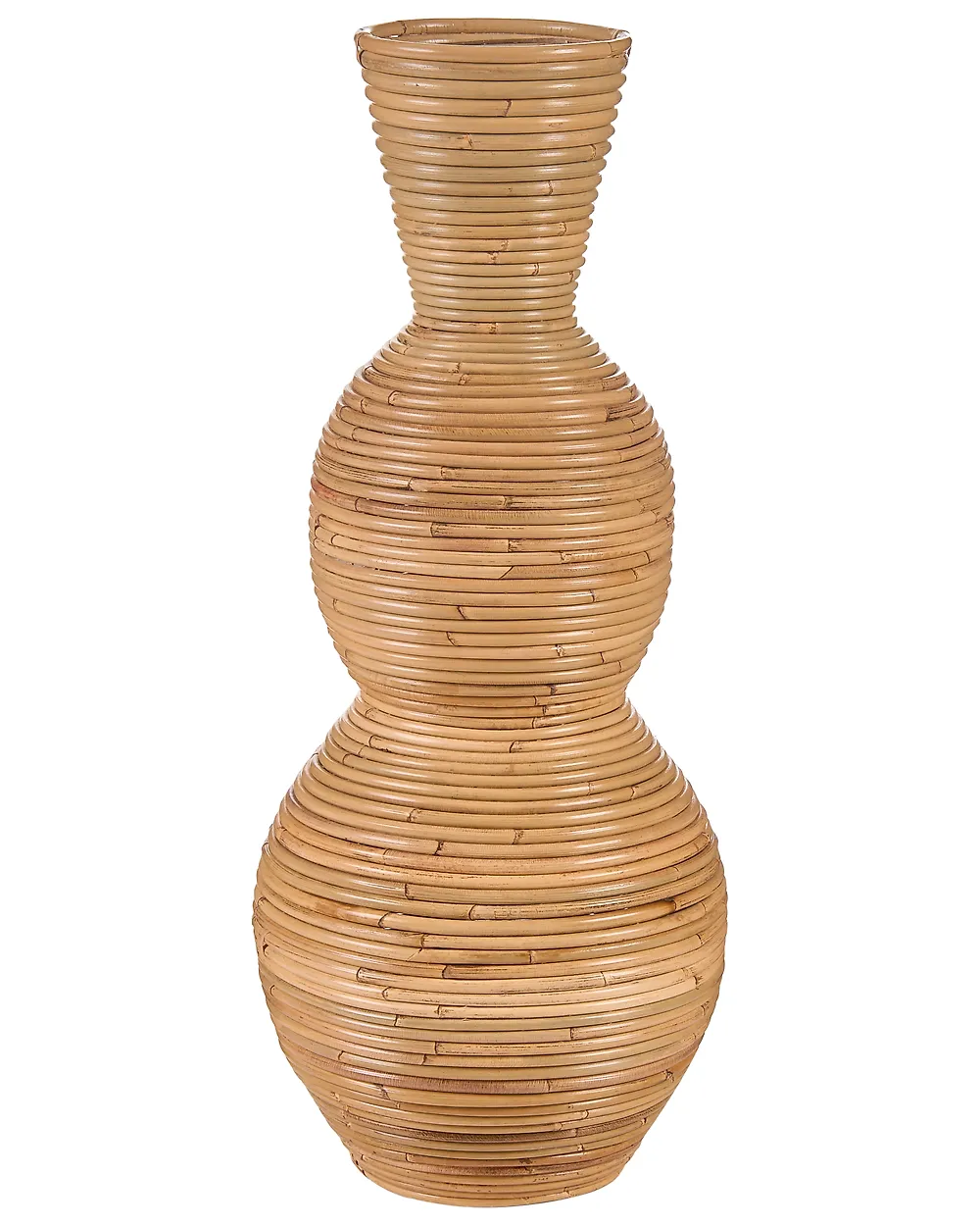 Dekovase SYMI 70 cm Rattan Naturfarben