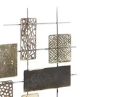 Wall Decor ASTATINE Metal 50 cm Gold_791891