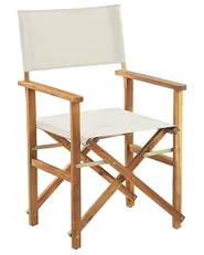 Set of 2 Garden Chairs CINE Acacia Wood Light Green_819253