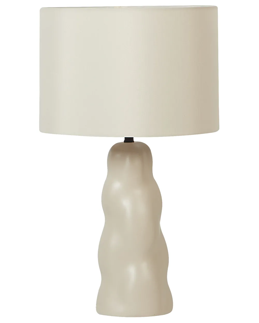 Tischlampe VILAR Keramik Beige
