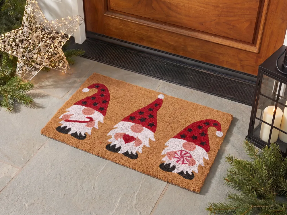 Fußmatte ELVORO Bunt 40 x 60 cm Weihnachtsmotiv Kokosfasern_1094536