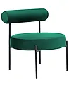Sessel ALPHA Samtstoff Smaragdgrün