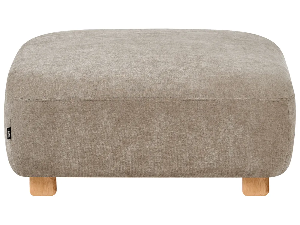 Modulsofa 2-Sitzer AMLI mit Ottomane Stoff Beige_1070314